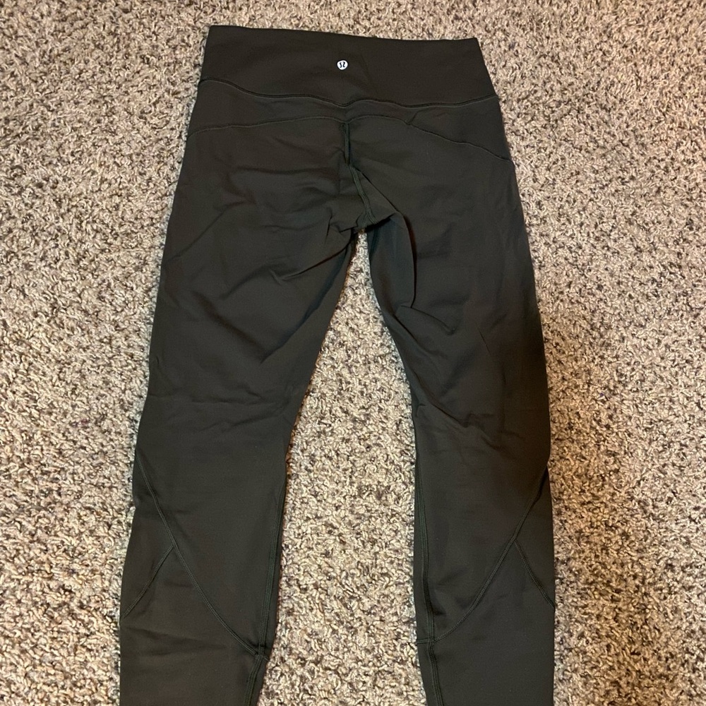 Olive Green Lululemon leggings size 10